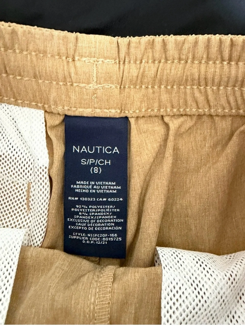 Under Armour Boys' Black Tee size medium NWT Nautica Tan Shorts size S 8